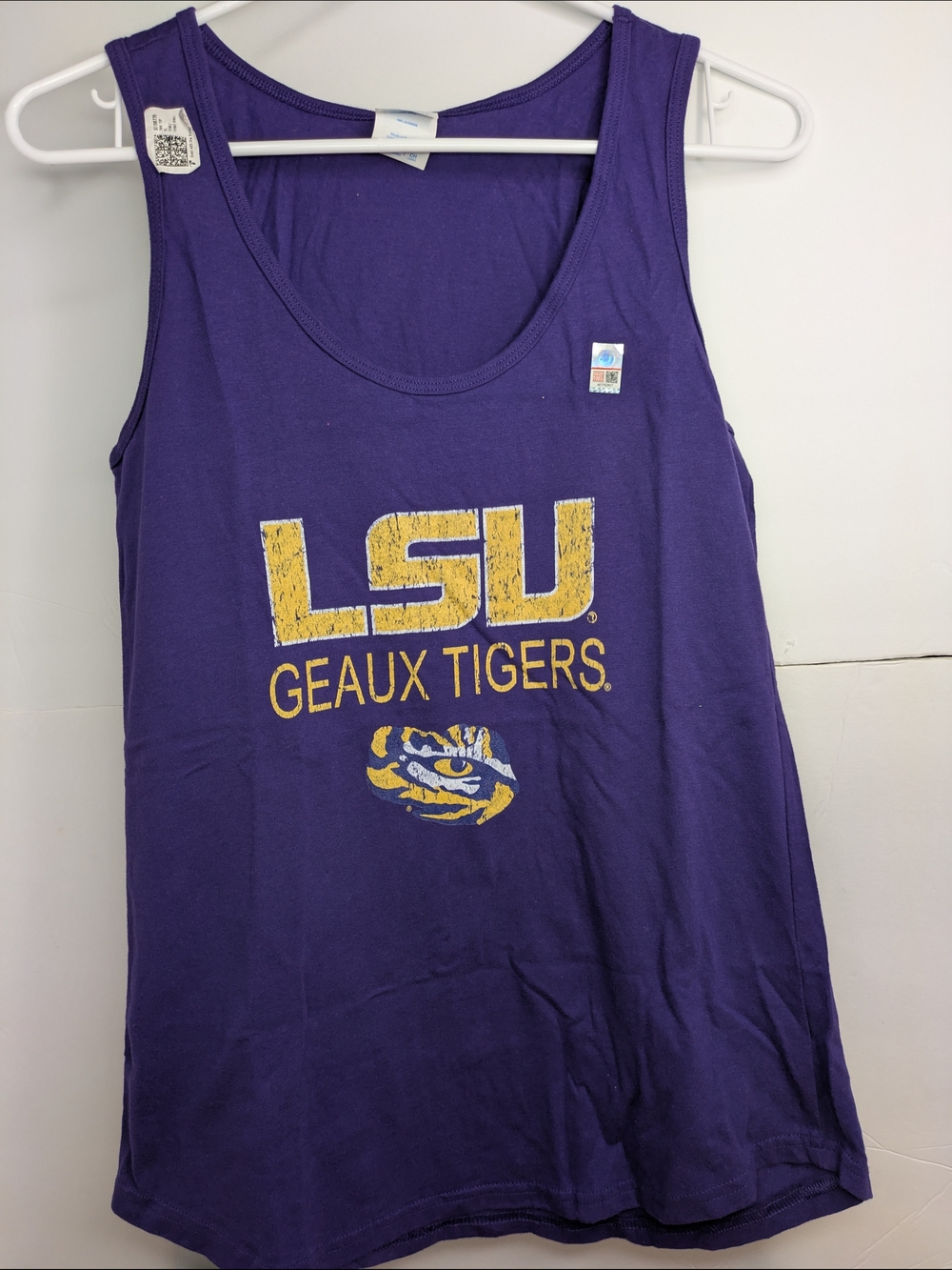 LSU Tigers Vintage All Star Purple Officially Licensed Tank Top Ladies